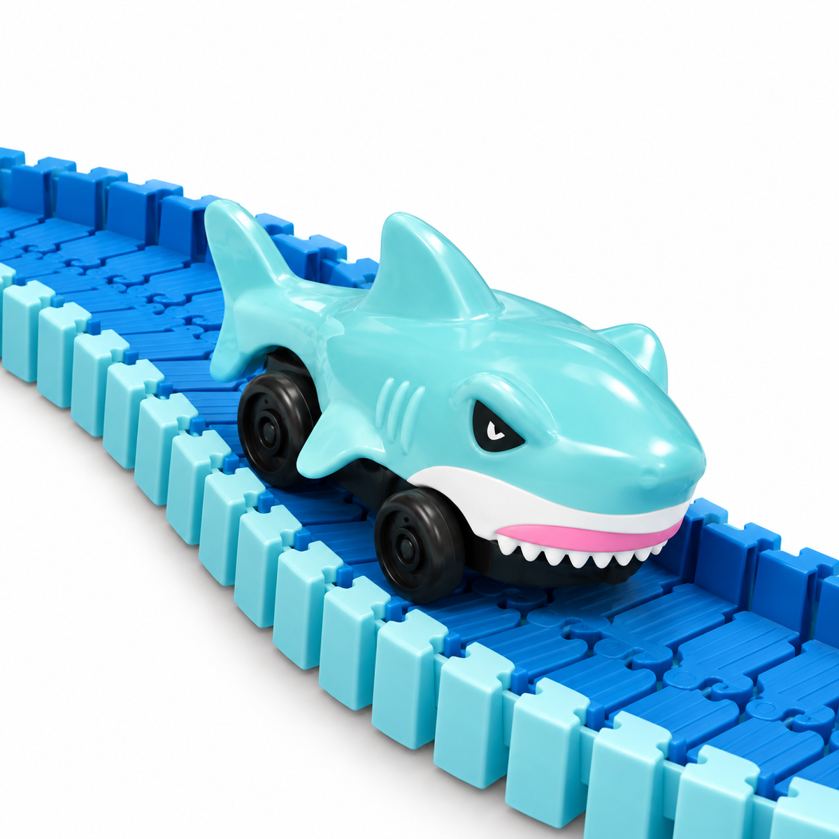 Pista de Carros Ocean com Tubarão e Animais Marinhos – 183 Peças